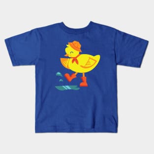 Splashy Duckling Kids T-Shirt